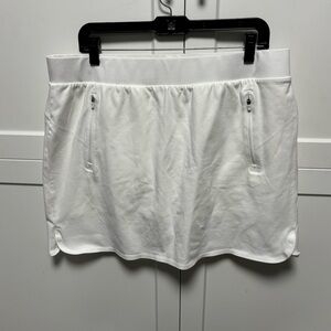 T by Talbots white athletic skort XL Petite